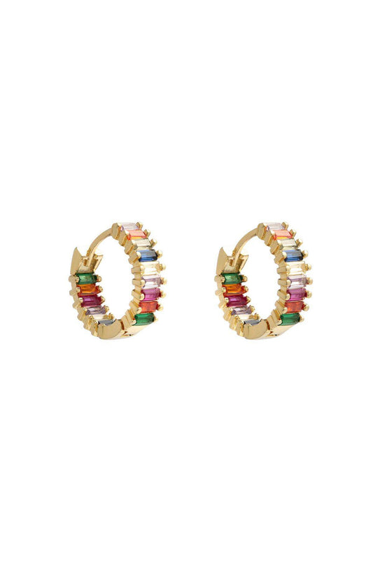 Edelstahl Ohrringe Rainbow Small