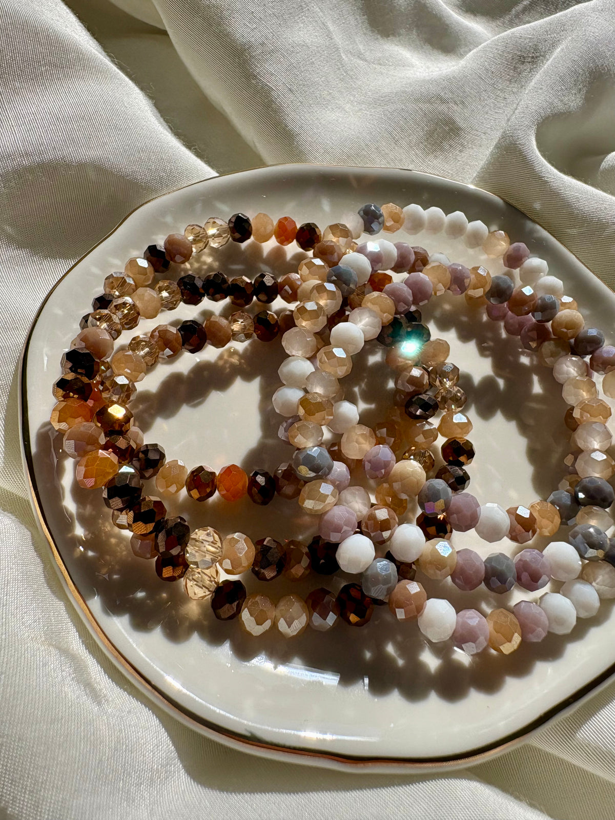 Glasperlen Armband