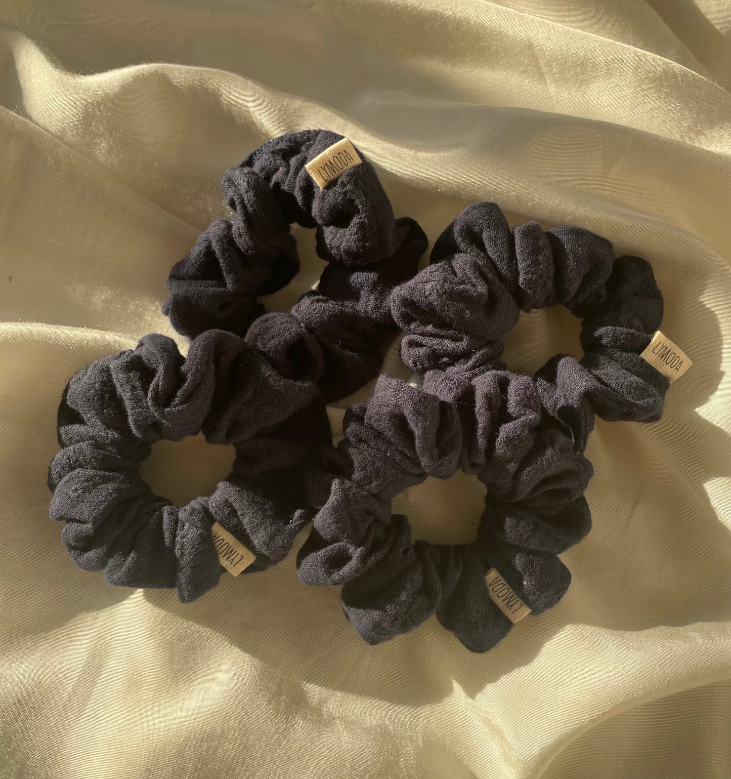 Scrunchie Mix Blau Frühling Blumen