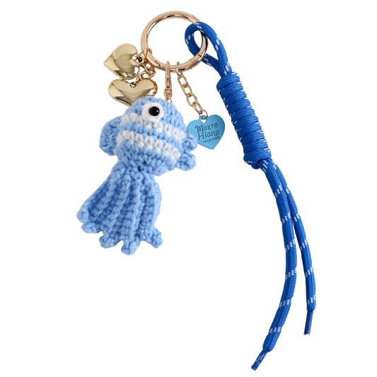 Keychain Taschenanhänger Blue Fish