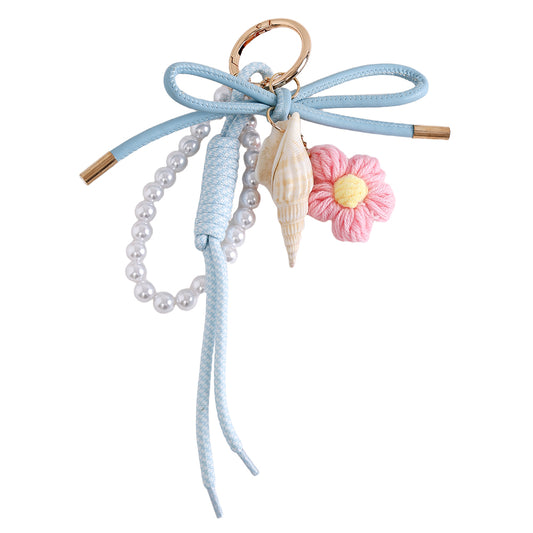 Keychain Taschenanhänger Flower & Shell