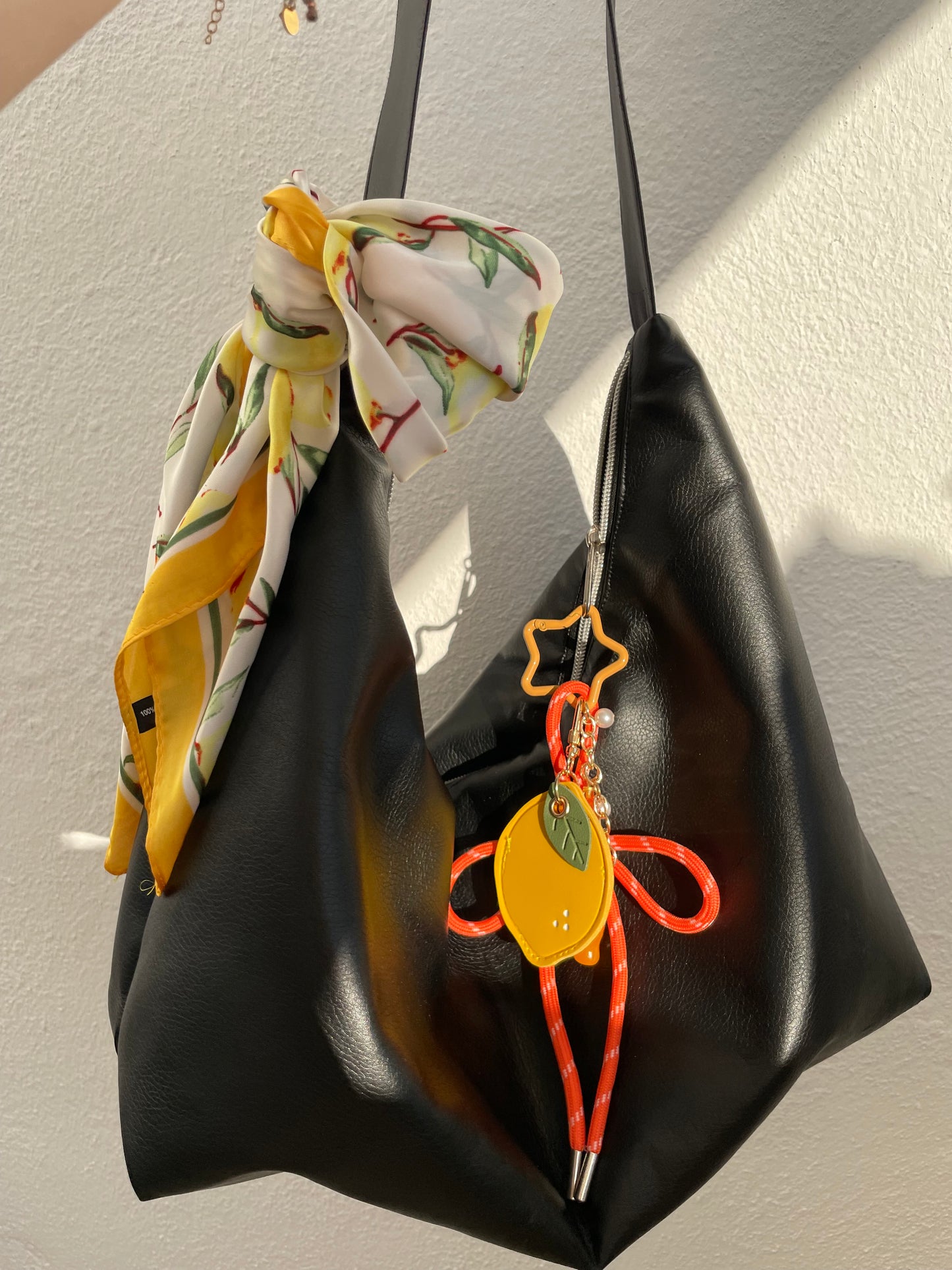 Keychain Taschenanhänger Orange Lemon & Silk