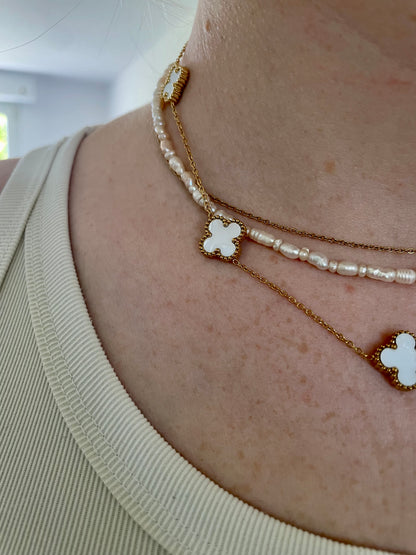 Edelstahl Kette Basic Clovers