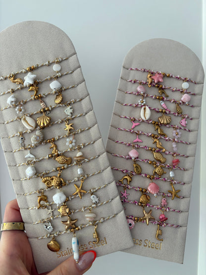 Edelstahl Armband & Fußkettchen Sommer Mix