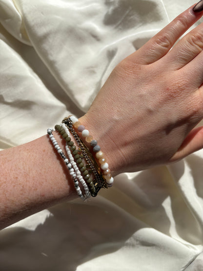 Glasperlen Armband