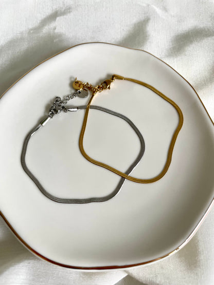 Edelstahl Armband Snake