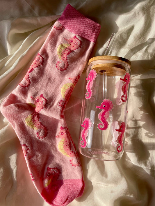 Seepferdchen Glas