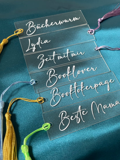 Lesezeichen personalisiert Rechteckig