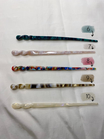 Haarnadel Haarstäbchen Chignon Pin Cellulose Acetat Haarpin