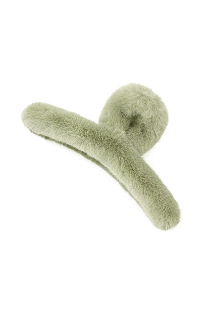 Haarspange Matcha Plüsch