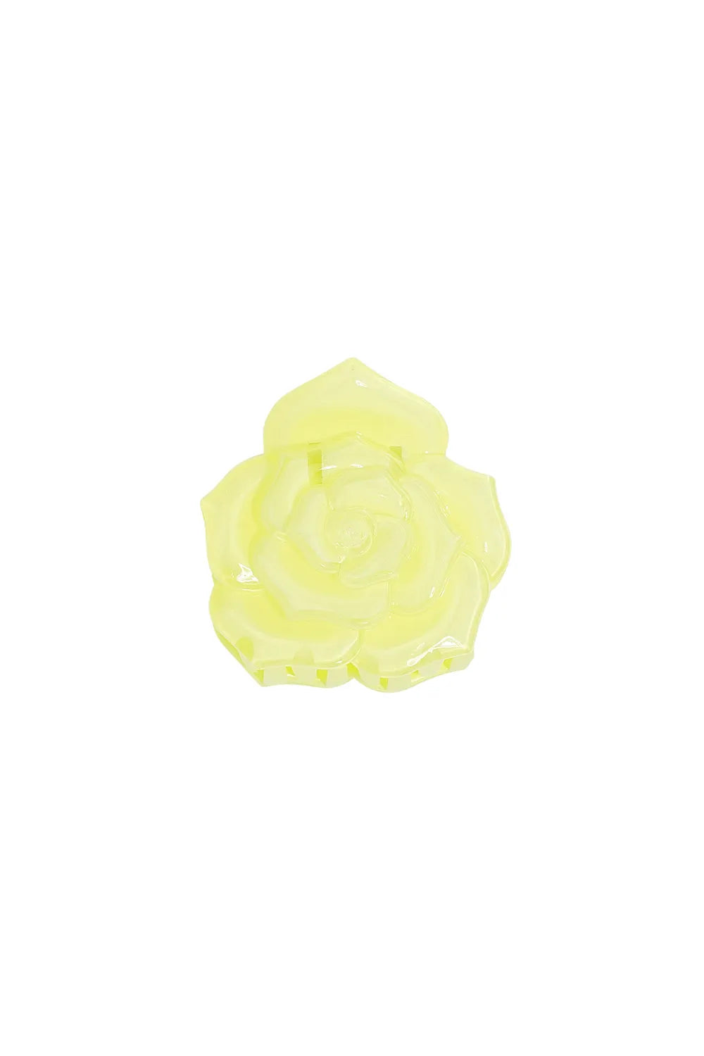 Blumen Haarspange Butteryellow
