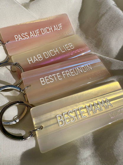 Schlüsselanhänger Spruch