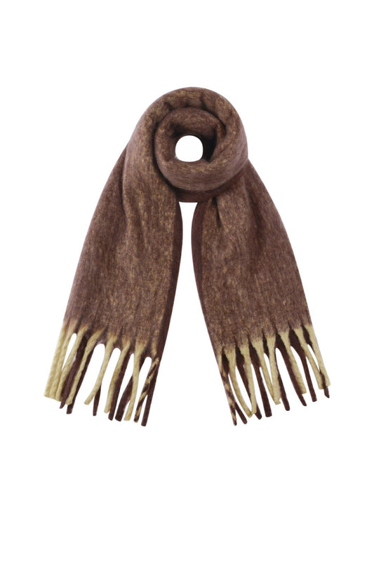 Mixed Scarf Braun