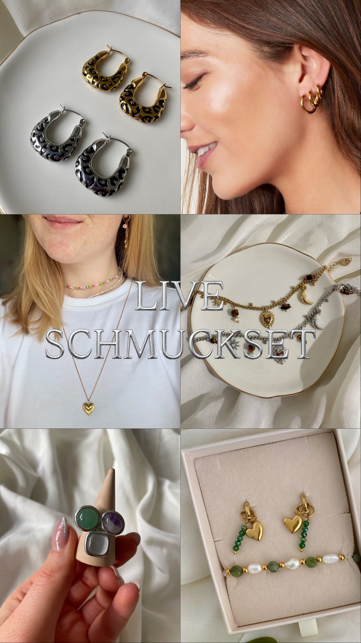 Edelstahl Schmuckset