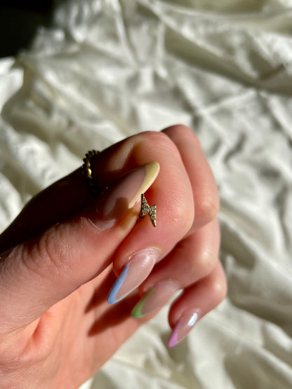Edelstahl Piercing Blitz