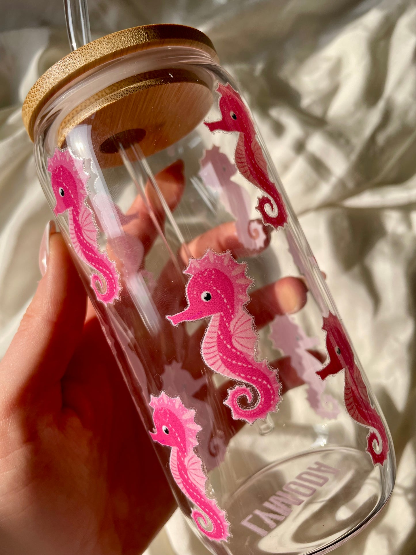 Seepferdchen Glas