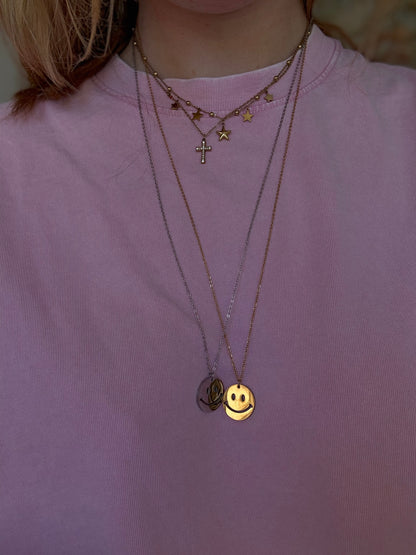 Edelstahl Kette Long SMILE