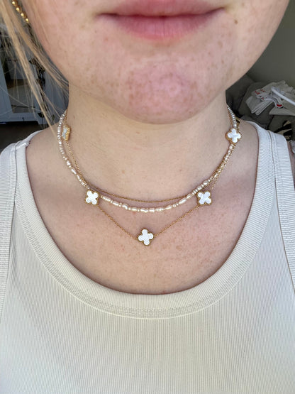 Edelstahl Kette Basic Clovers