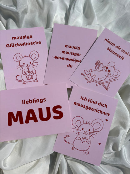 Postkarte "am mausigsten“