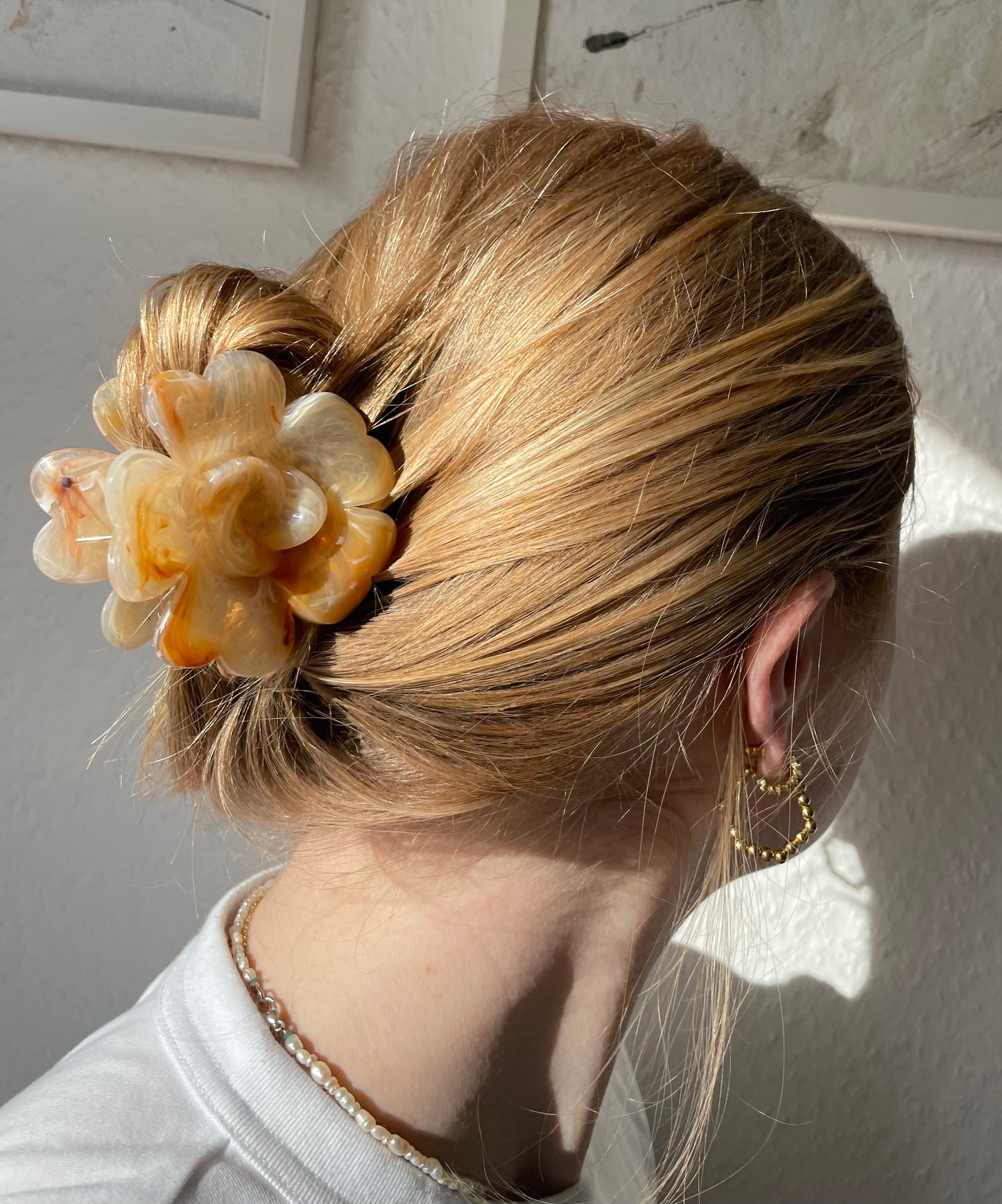 Haarspange Blume Bunt
