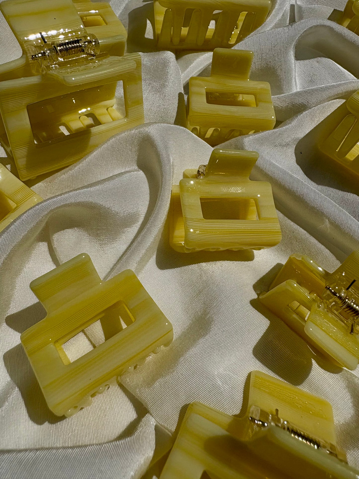 Haarspange Pastellgelb