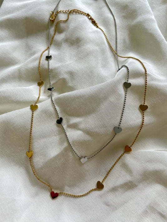 Edelstahl Kette Much Love