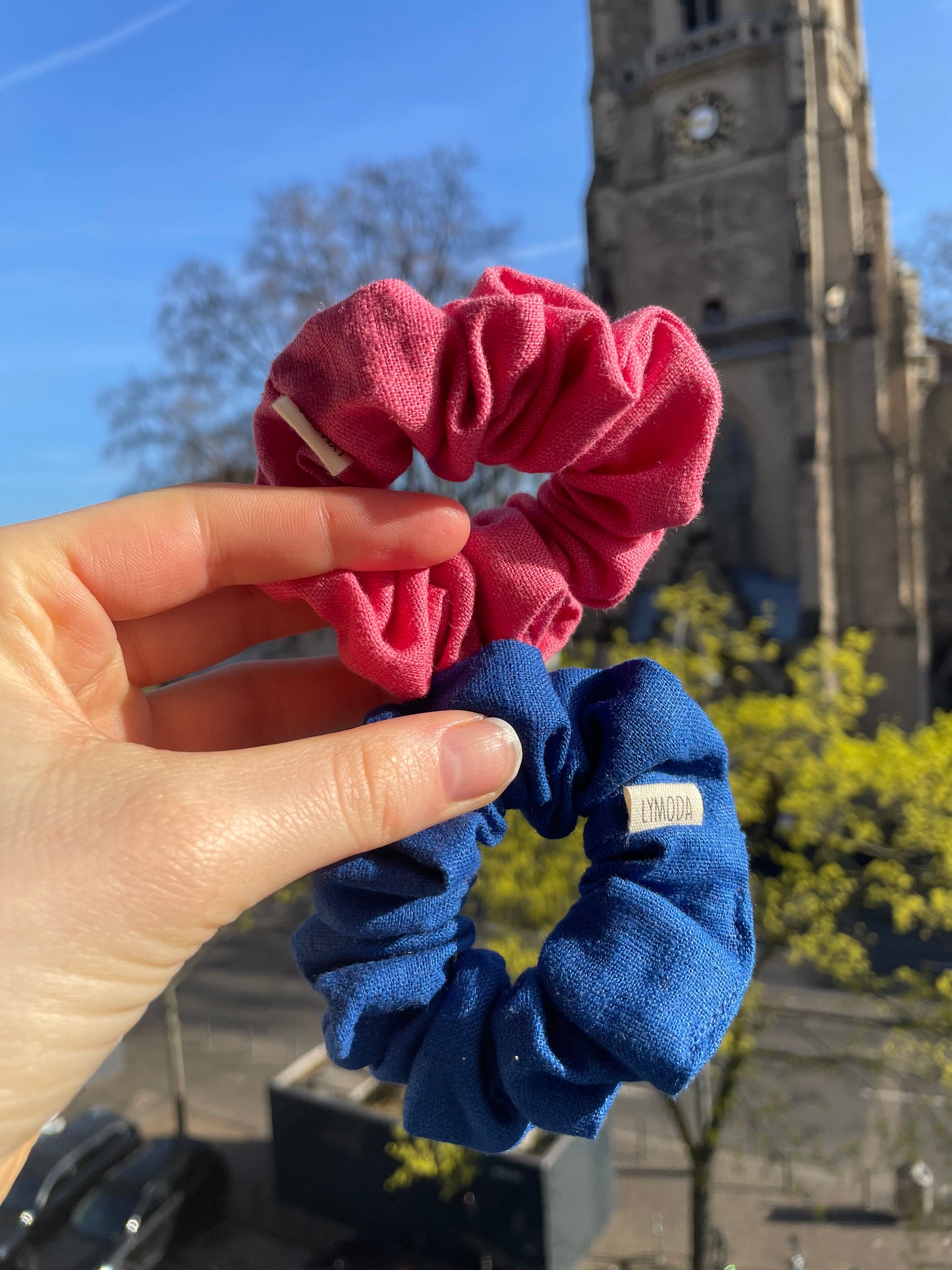 Leinen Scrunchie