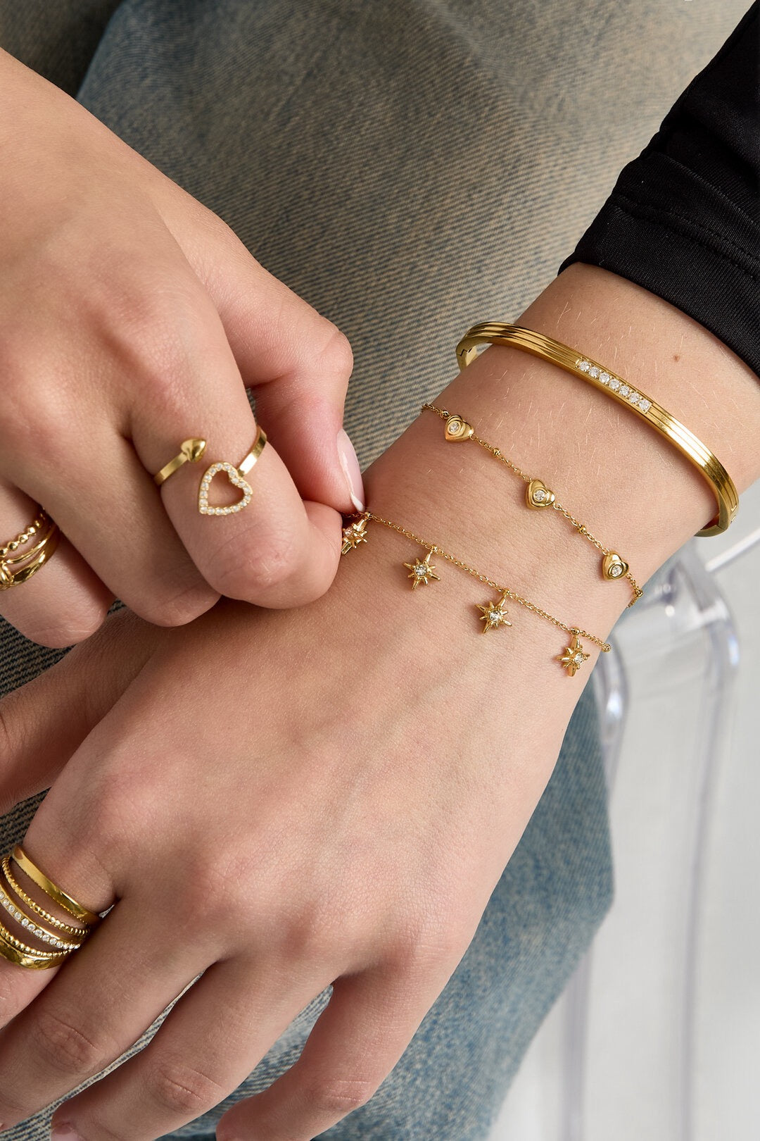 Edelstahl Armband Starlight