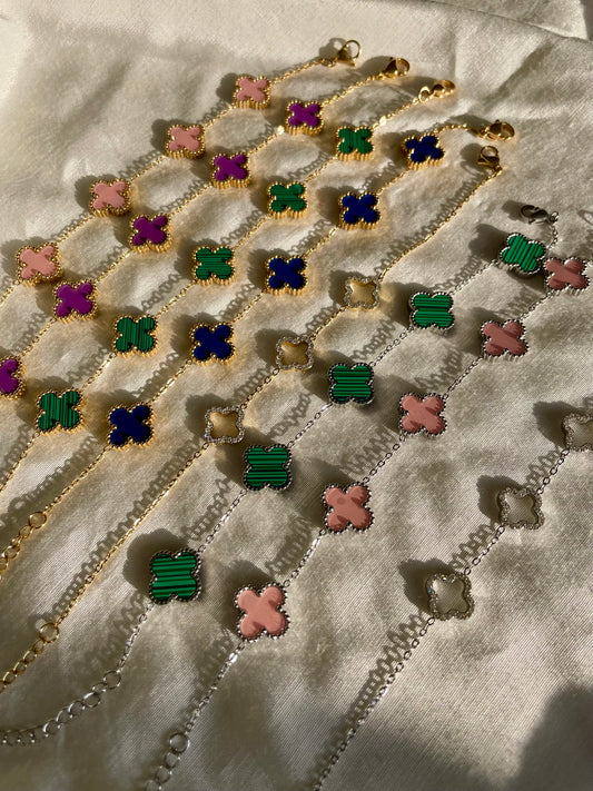 Edelstahl Armband Basic Clovers