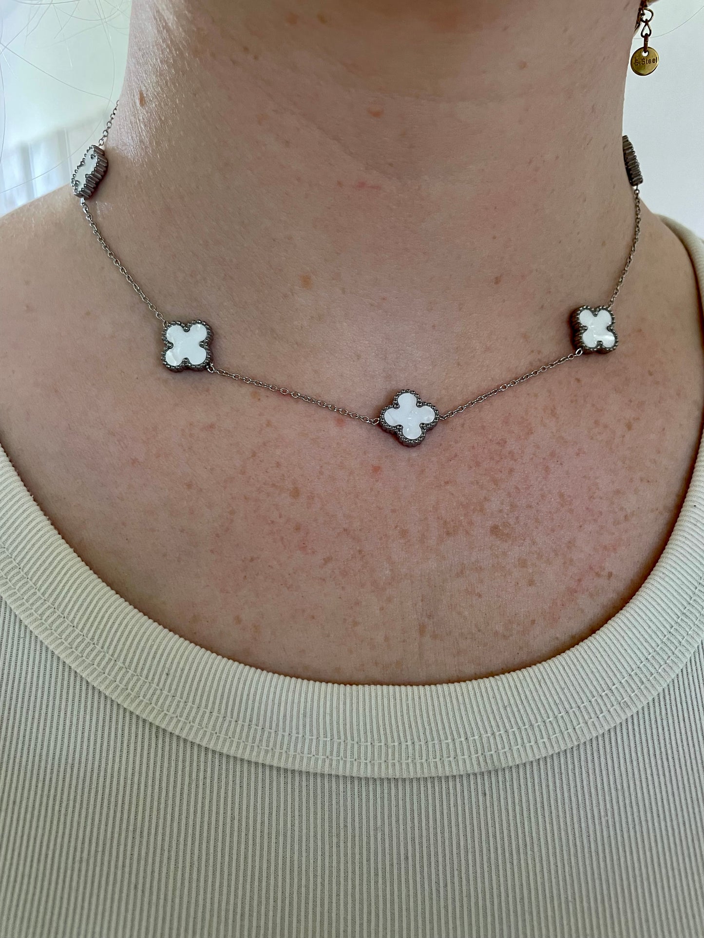 Edelstahl Kette Basic Clovers