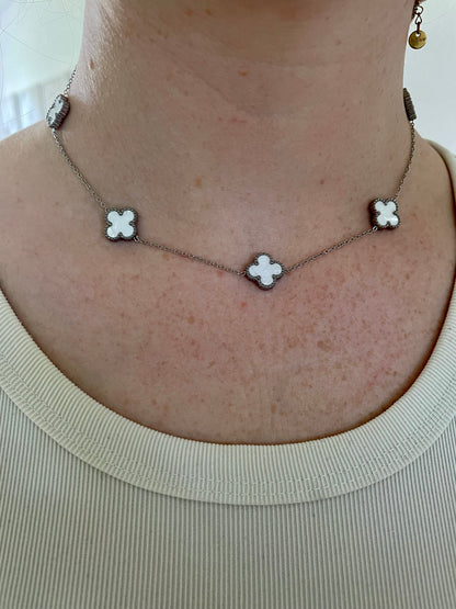 Edelstahl Kette Basic Clovers