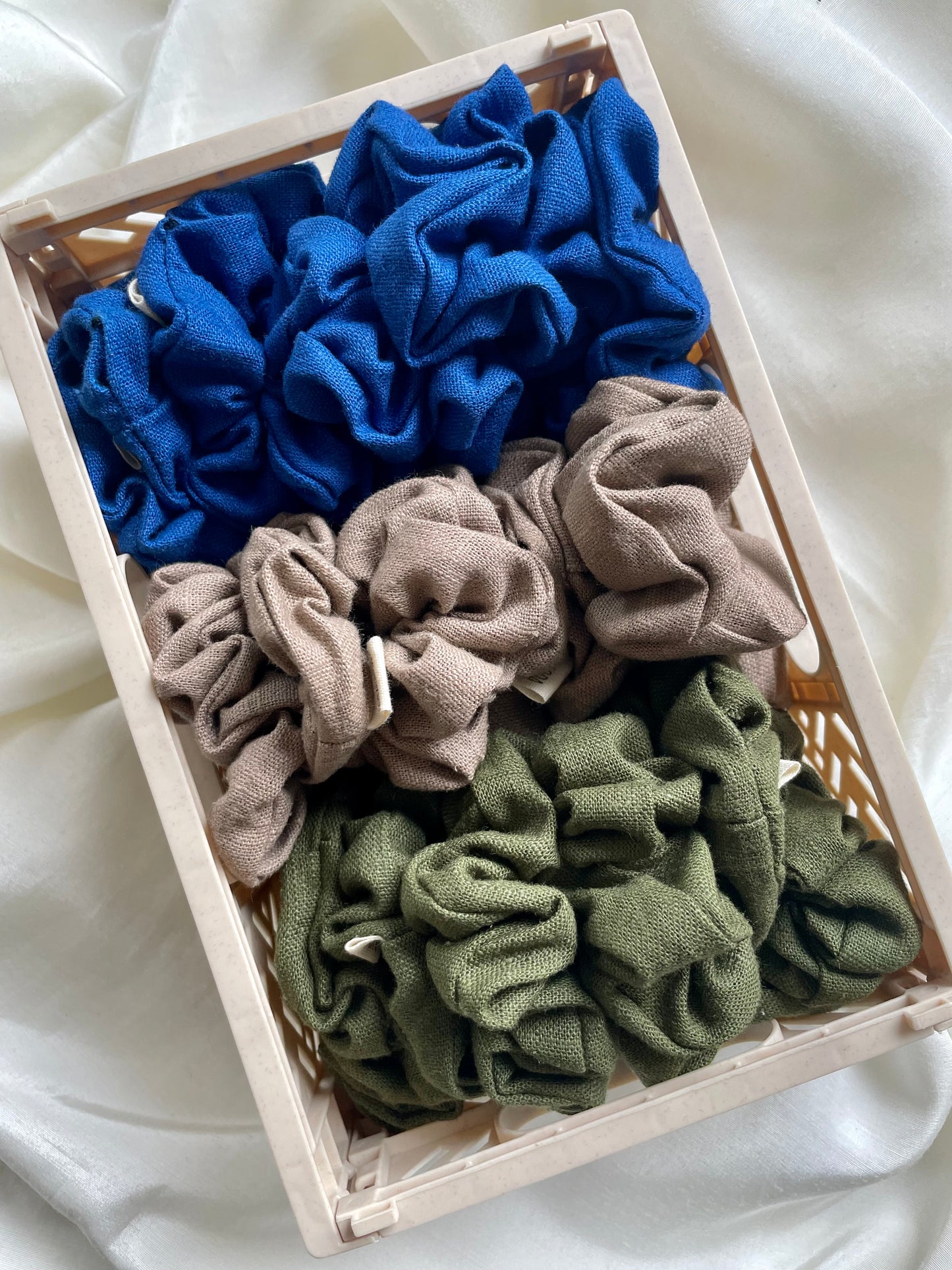 Leinen Scrunchie