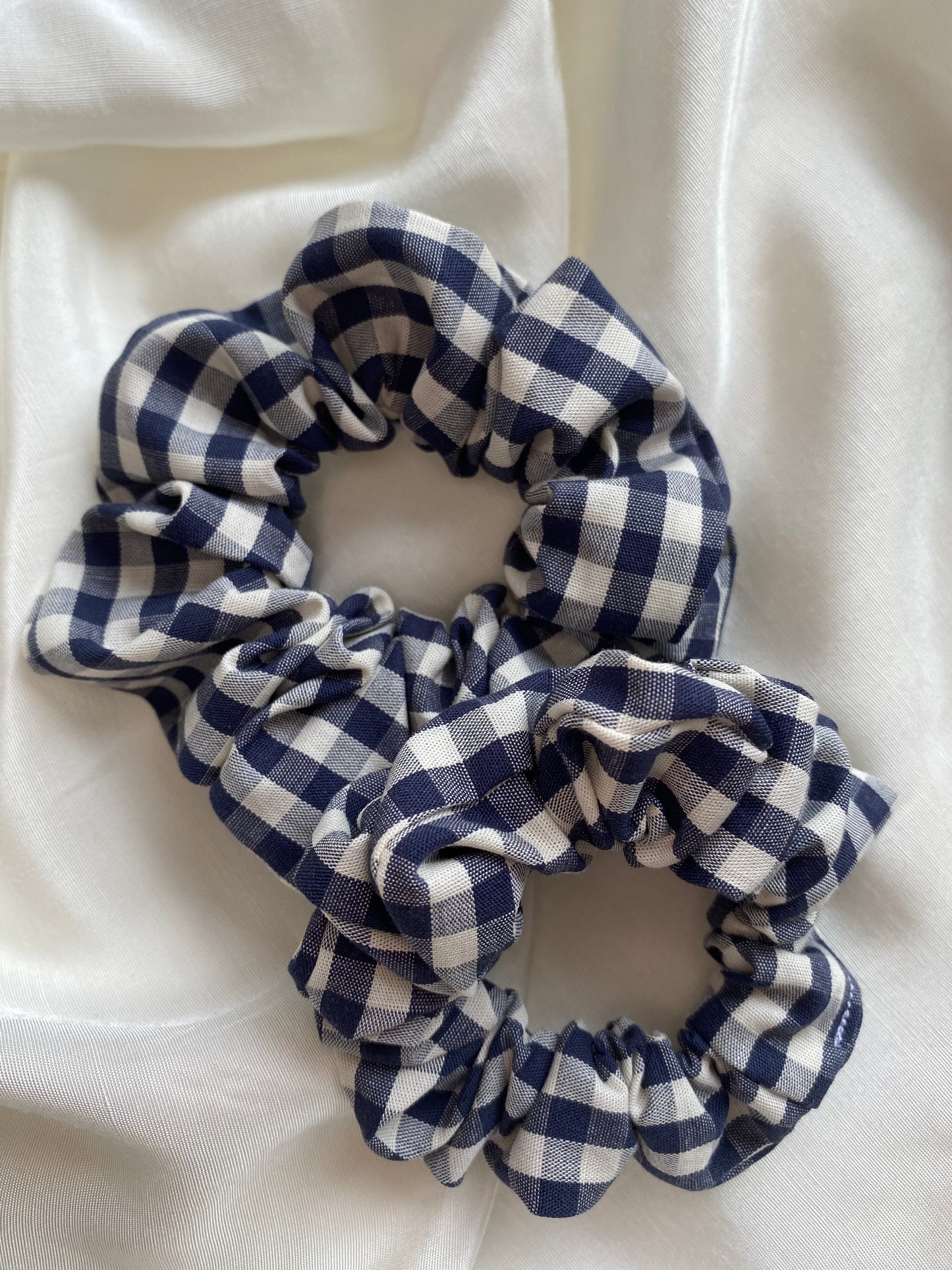 Scrunchie Set Blau Frühling