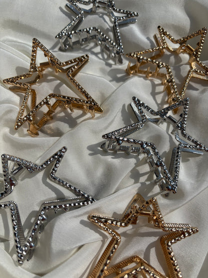 Haarspange Star Metall