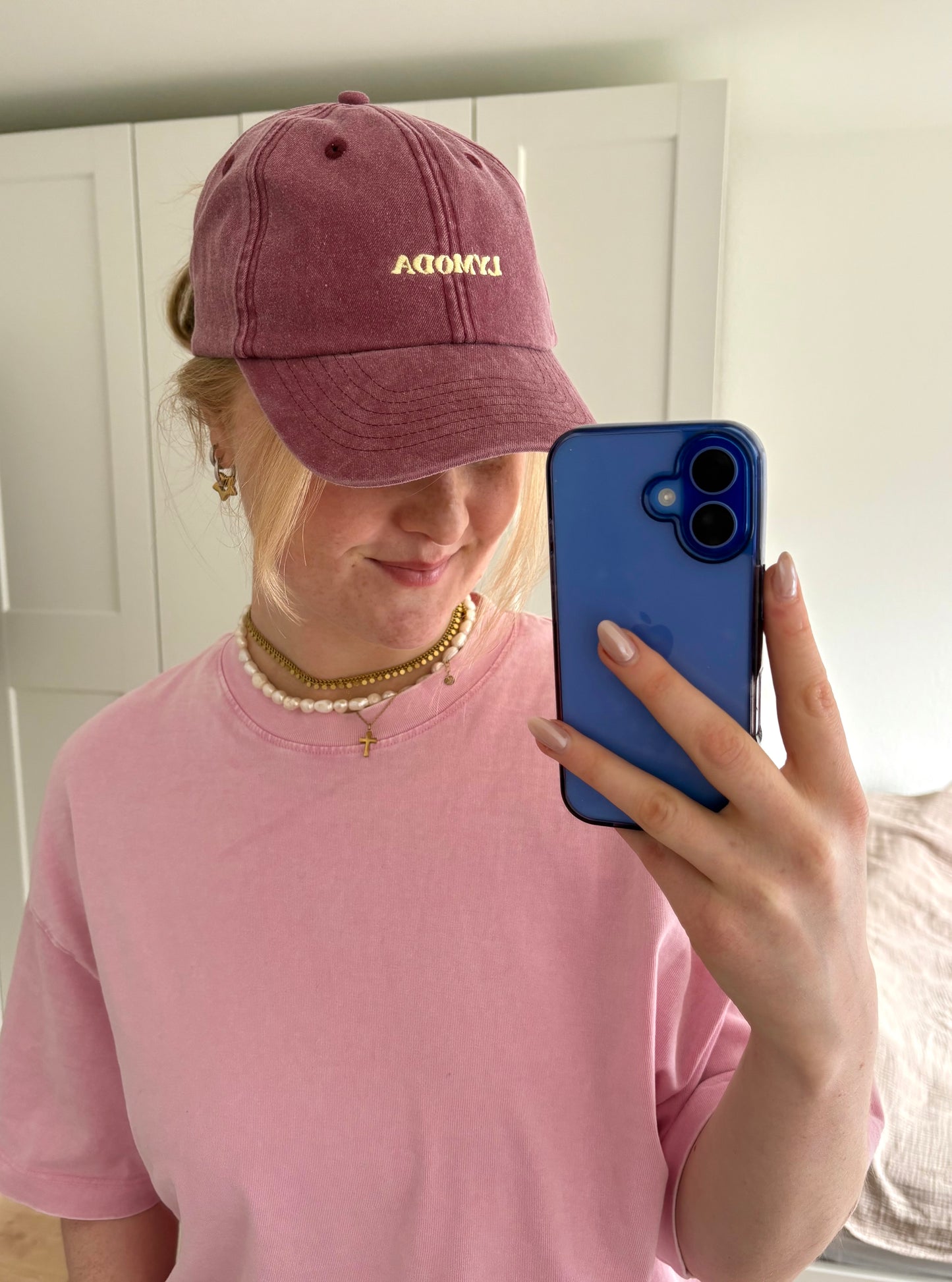 Vintage Cap - Lymoda Plum Gelb