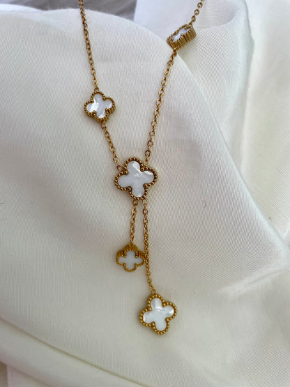 Edelstahl Kette Premium Clovers