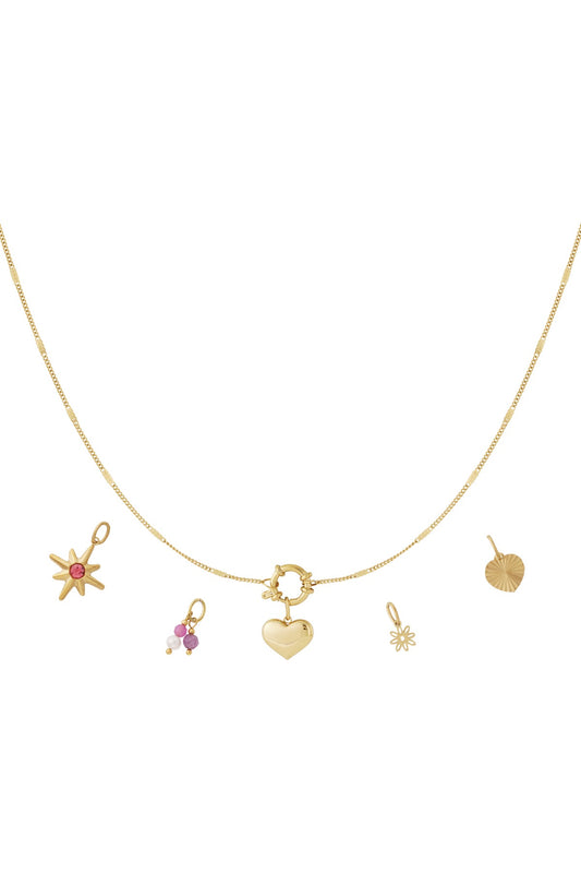 Charm Kette DIY Herz