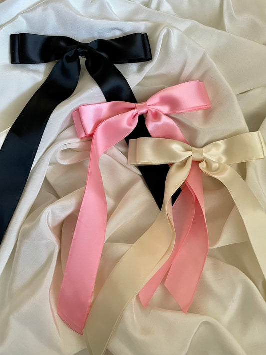 Haarschleife Satin Klein