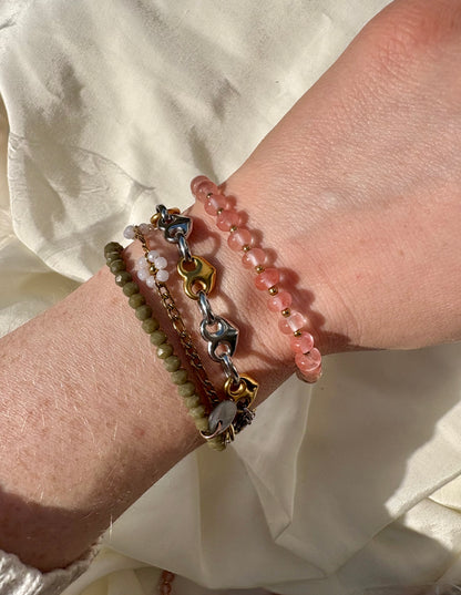 Edelstahl Armband Pearl