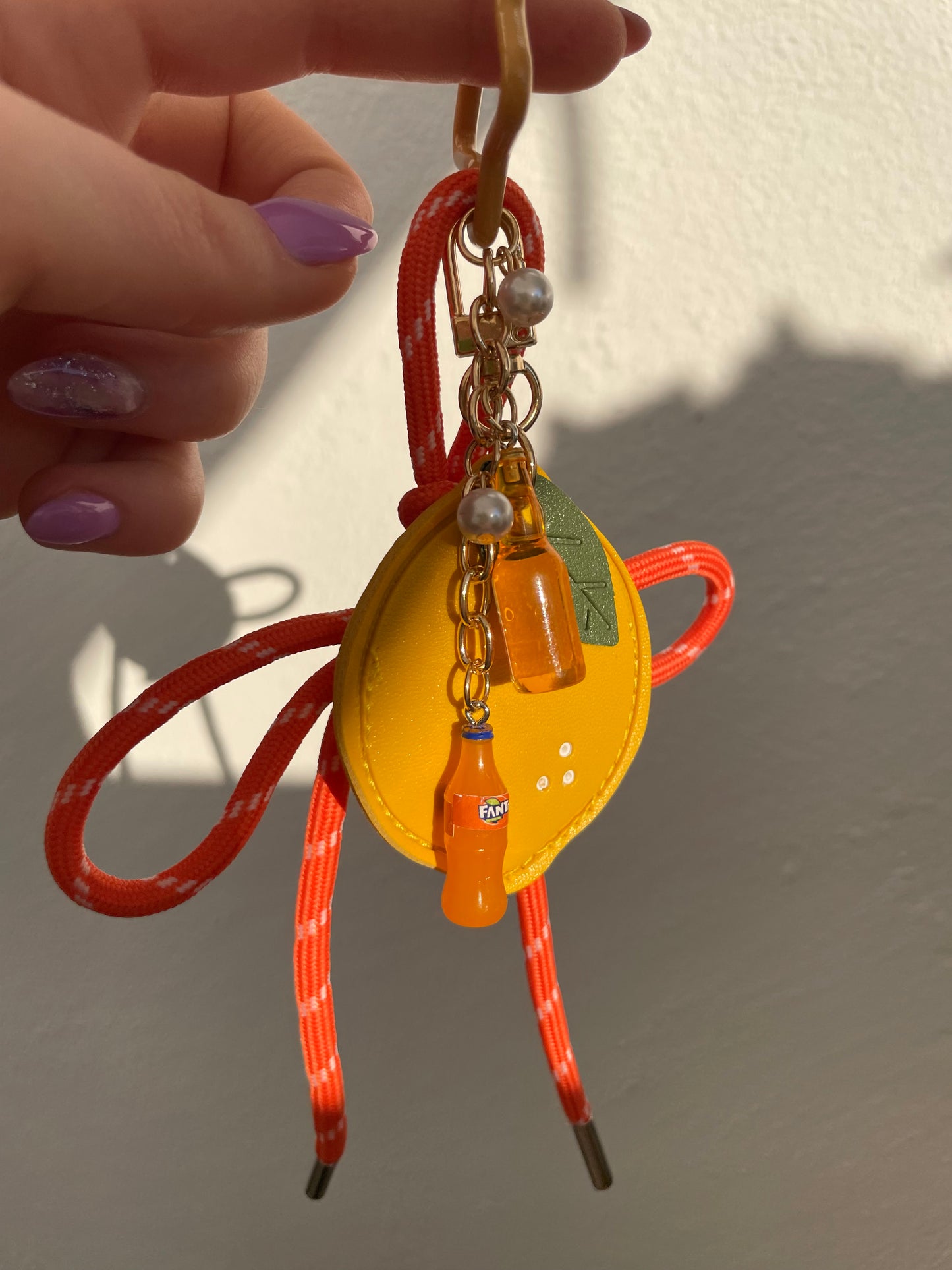 Keychain Taschenanhänger Orange Lemon & Silk