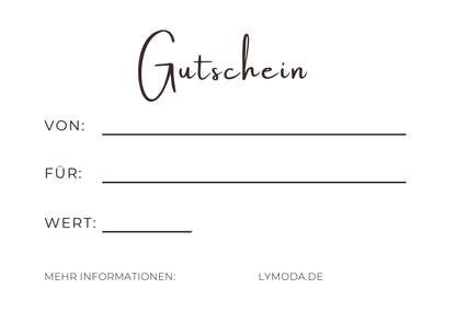 Geschenkgutschein Lymoda