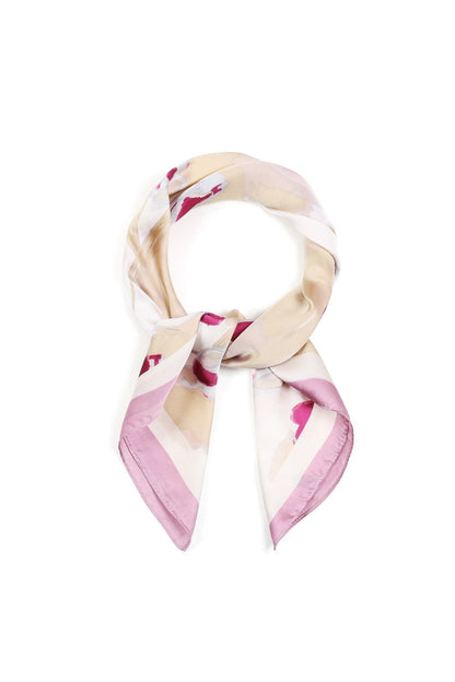 Kopftuch Satintuch Rose
