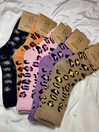 Leo Alpaka Socken
