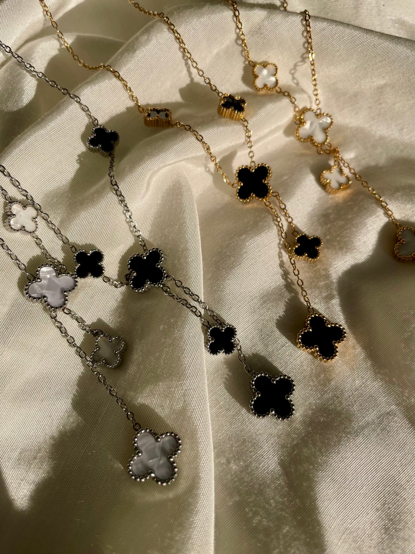 Edelstahl Kette Premium Clovers