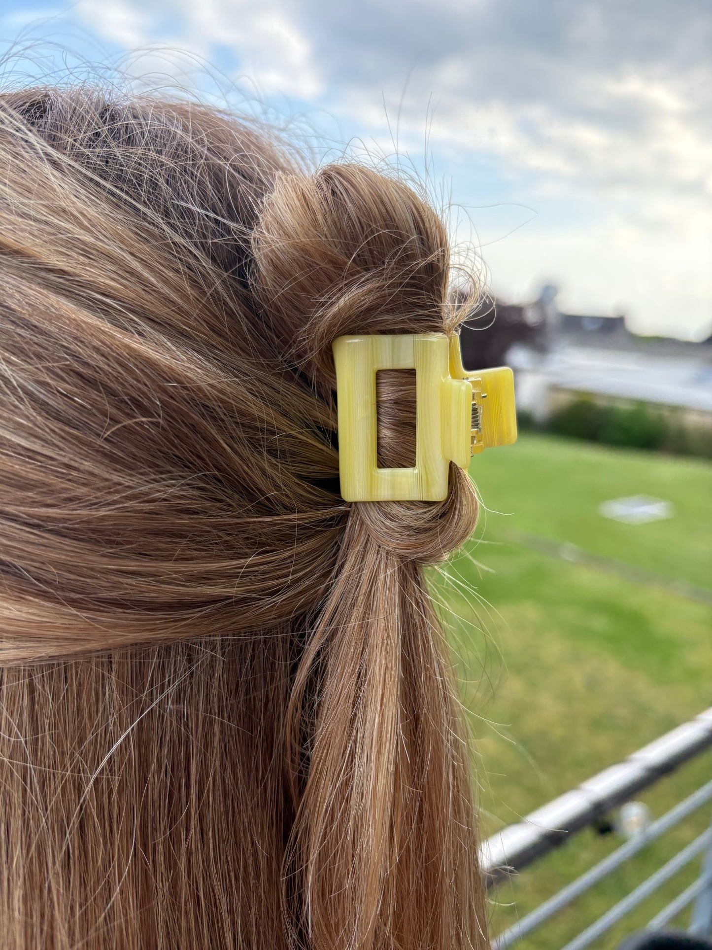 Haarspange Pastellgelb