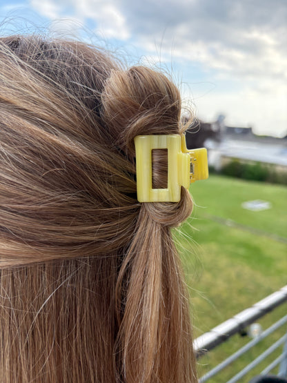 Haarspange Pastellgelb