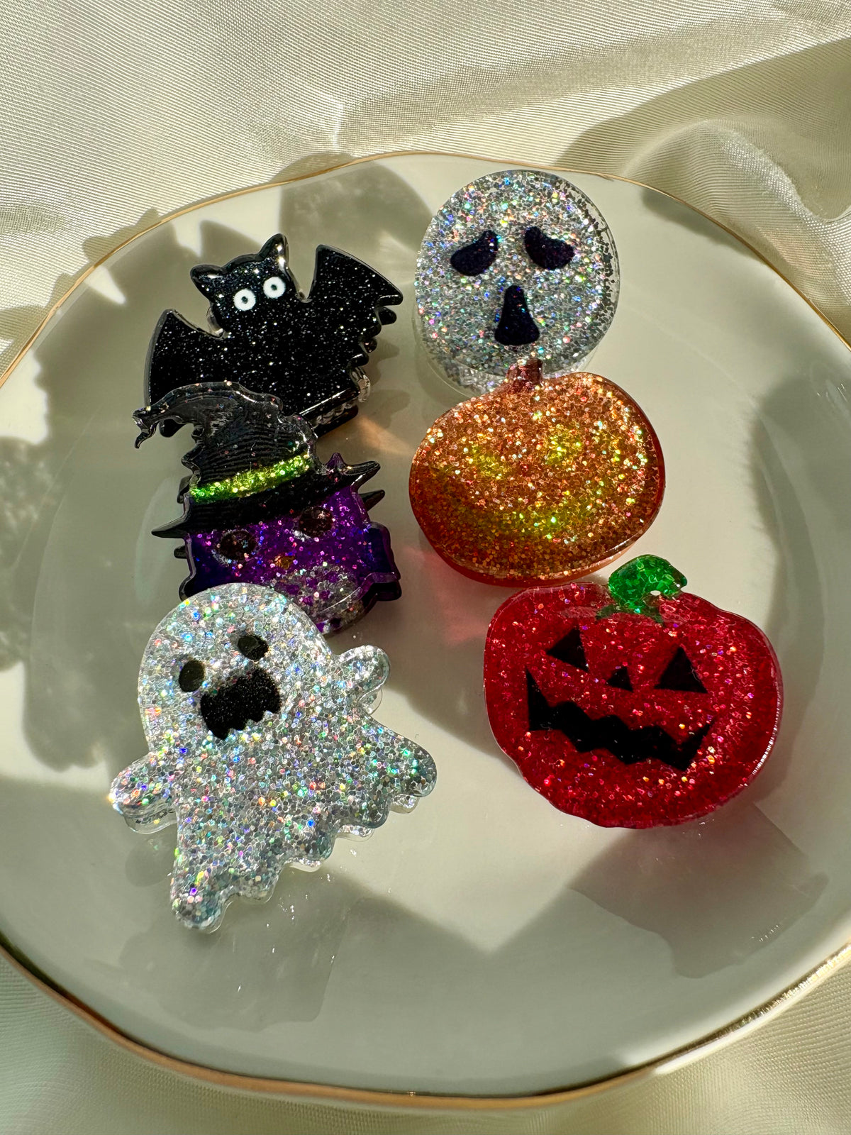 Mini Herbst Halloween Spange