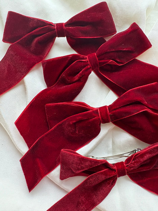 Haarschleife Bordeaux