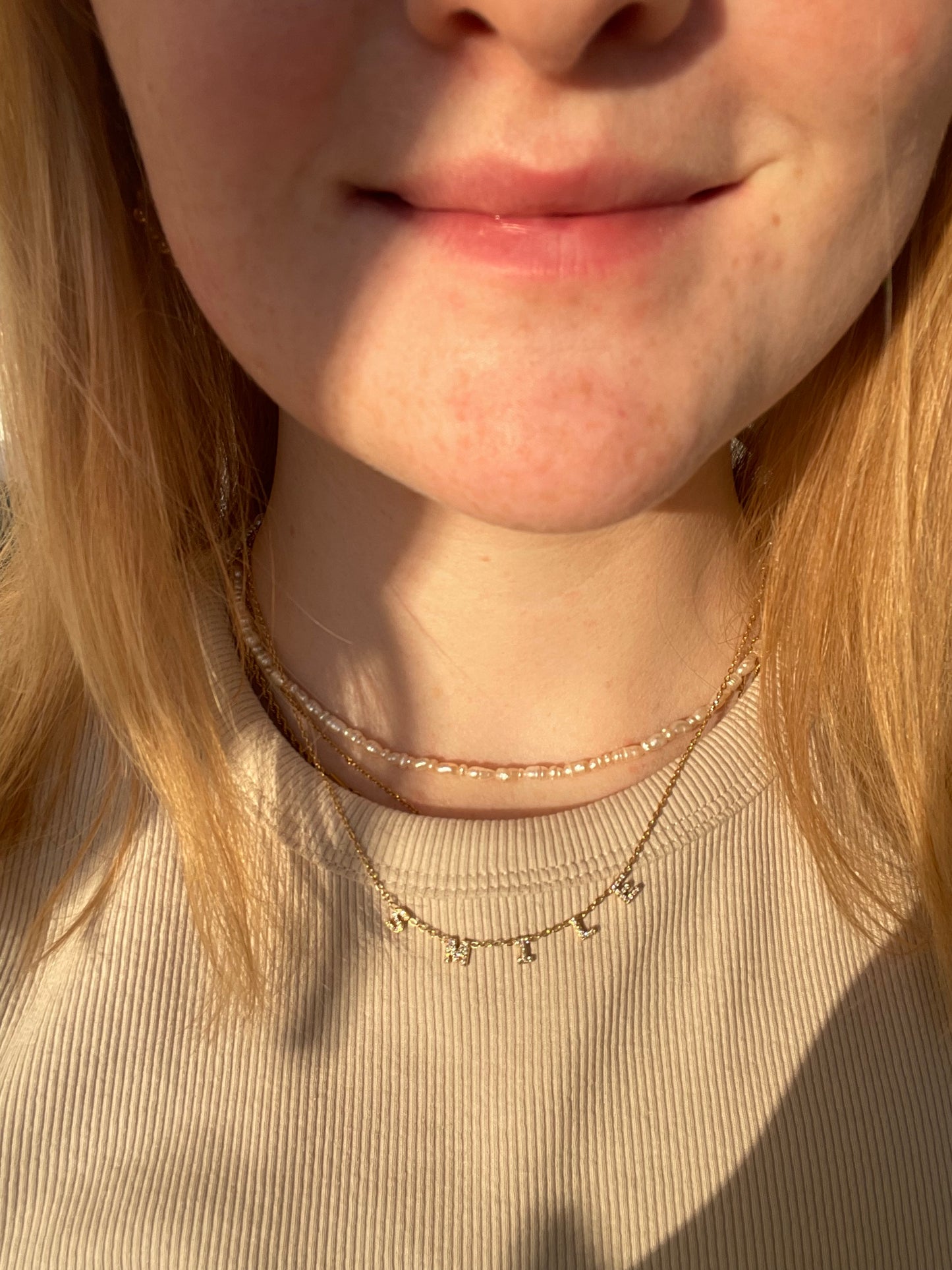 Edelstahl Kette Smile