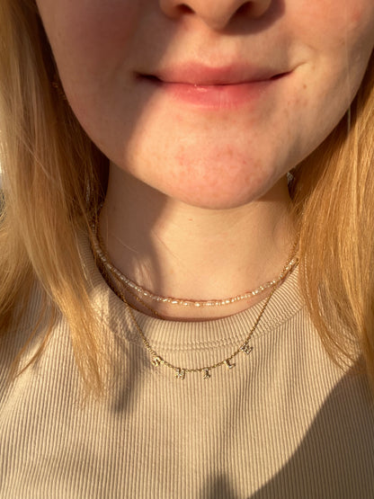 Edelstahl Kette Smile